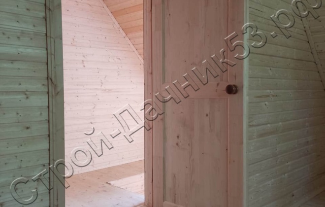 4 Каркасно-щитовой дом Д-59, 6x6м, 69.8 М², Московская область, Шаховской район, деревня Рябинки (27)